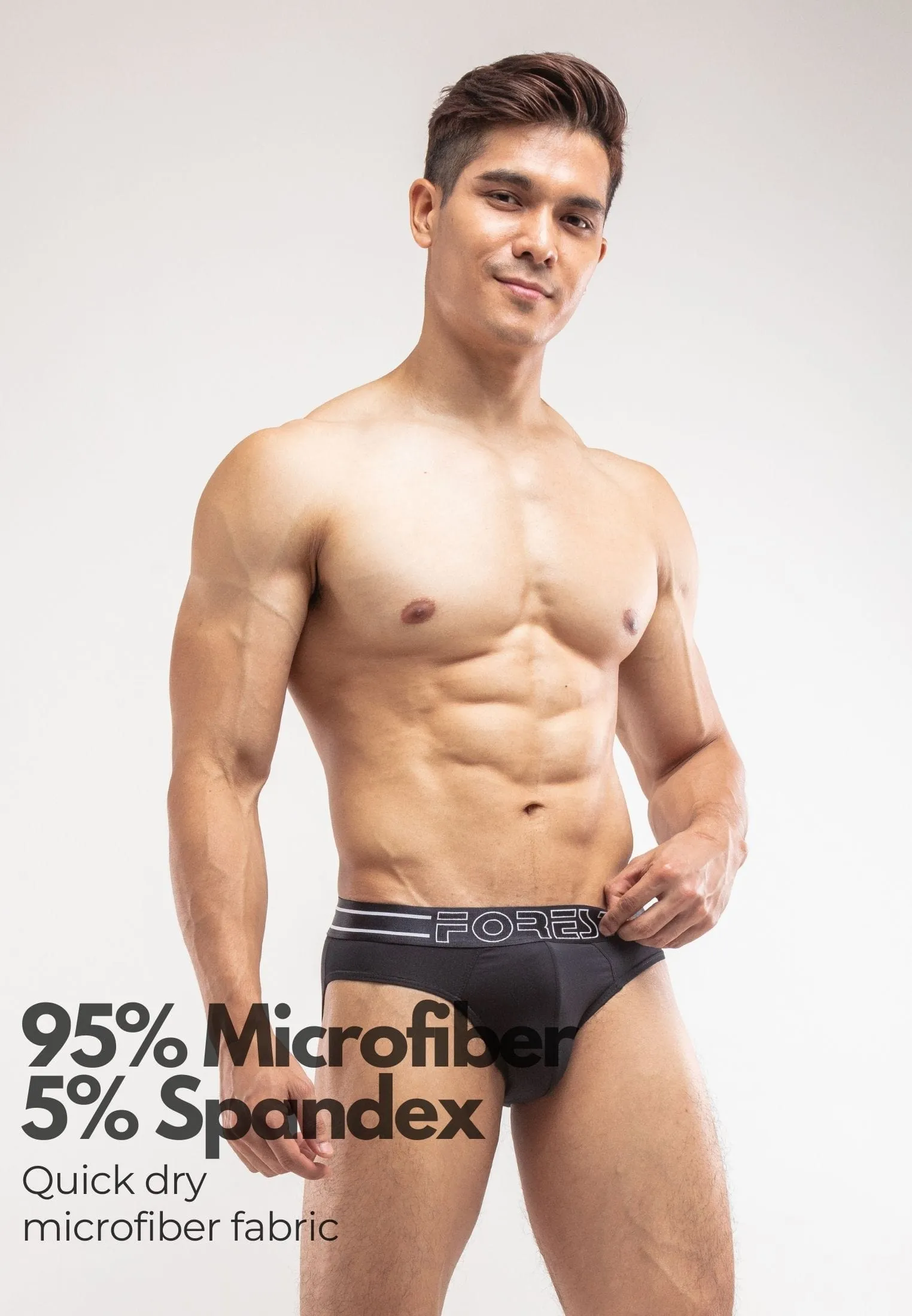 Underwear Mini Brief (3 Pieces) Assorted Colour - FUB1035M