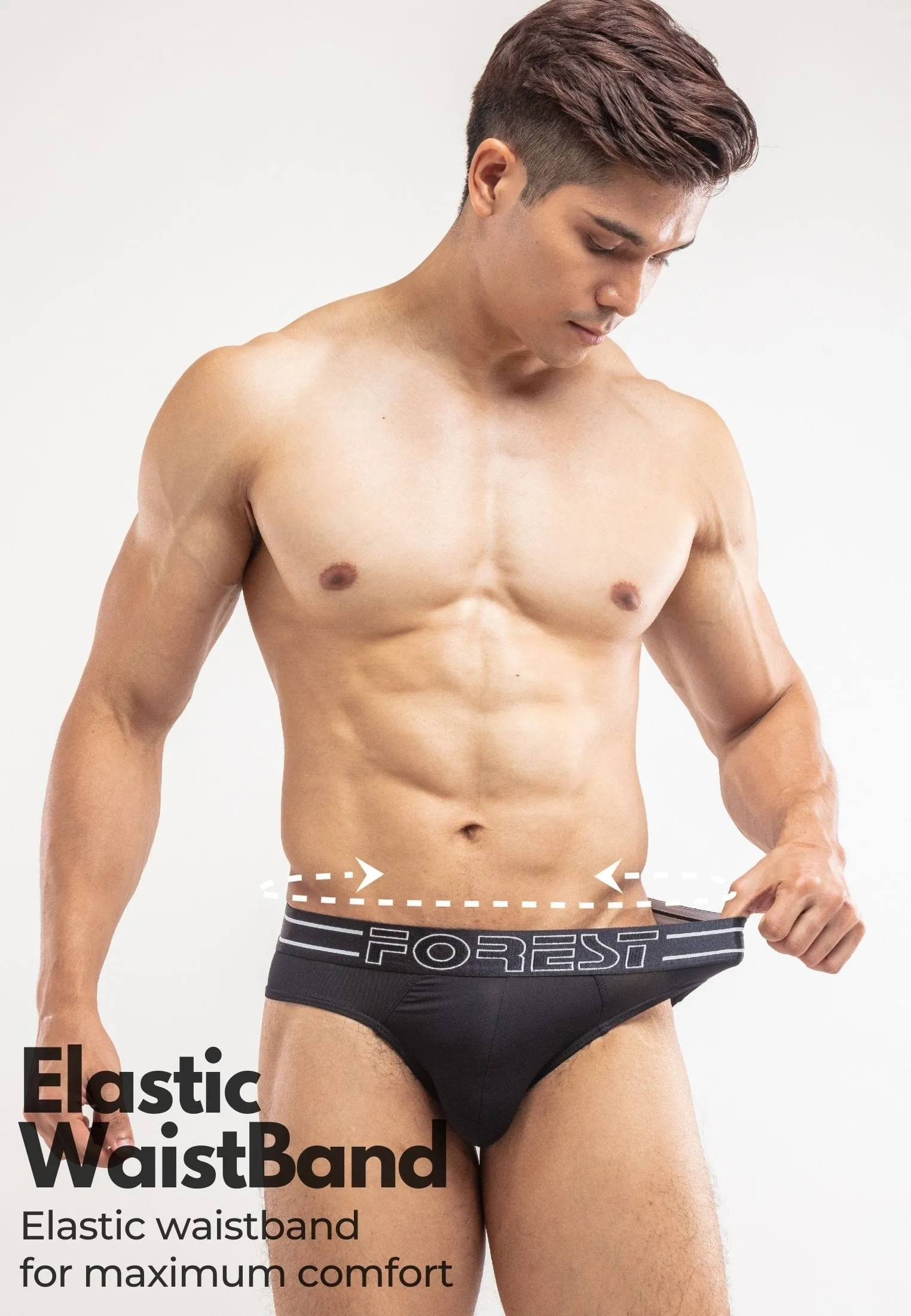 Underwear Mini Brief (3 Pieces) Assorted Colour - FUB1035M