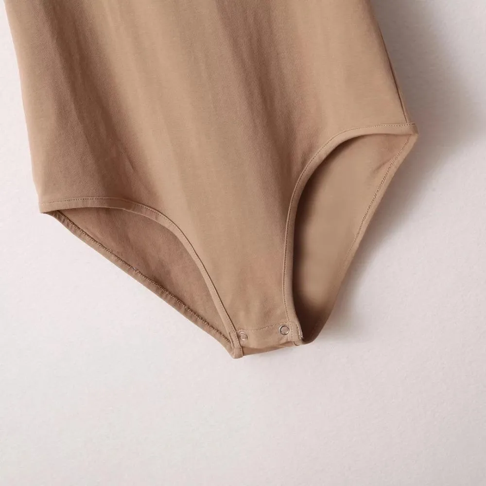 V-Neck Bodysuit  Women Jumpsuit  Short Sleeved