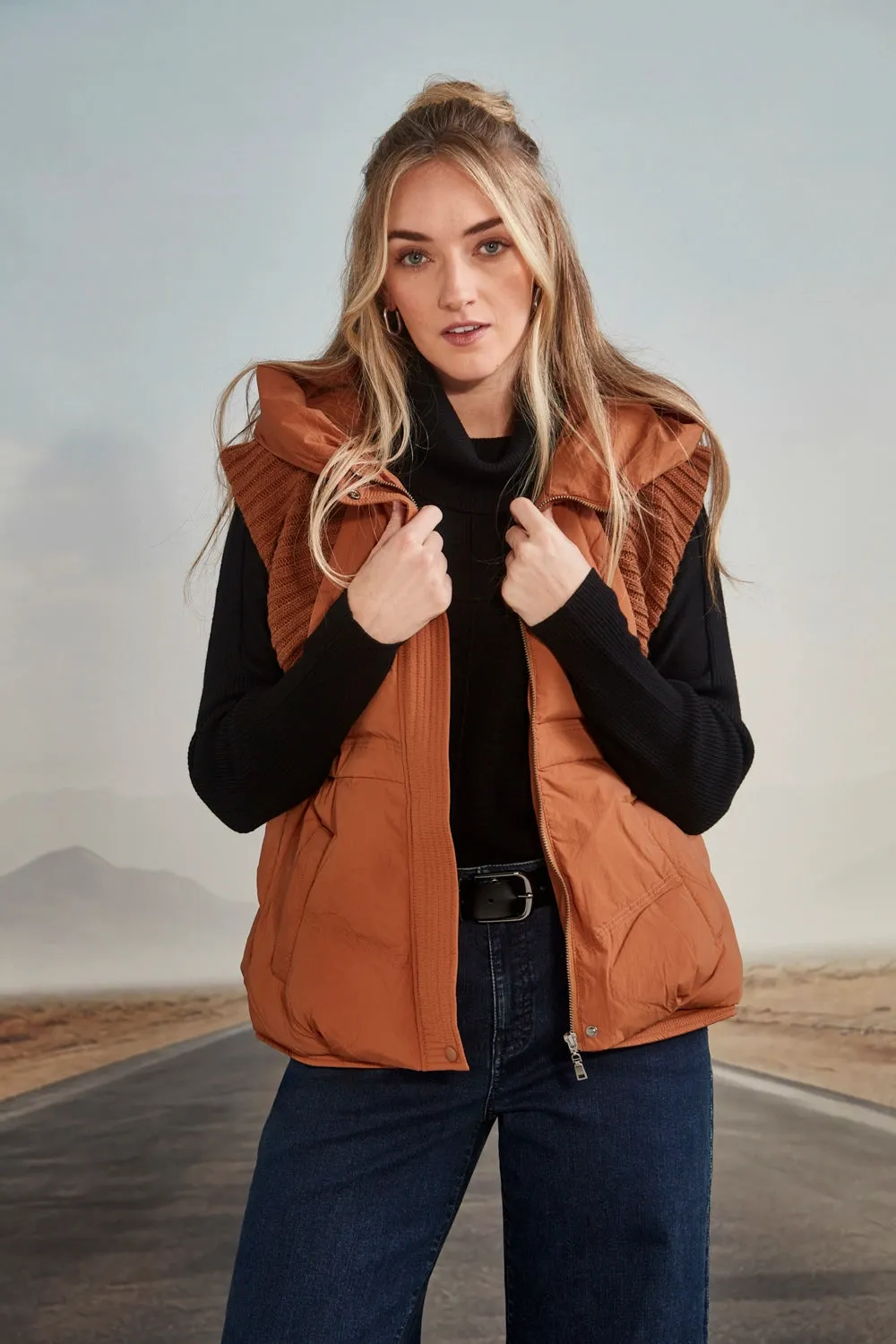 VERGE | CHAKA VEST - NUTMEG
