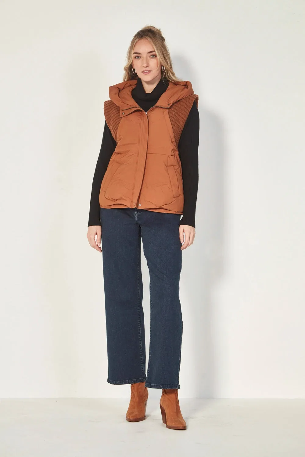 VERGE | CHAKA VEST - NUTMEG