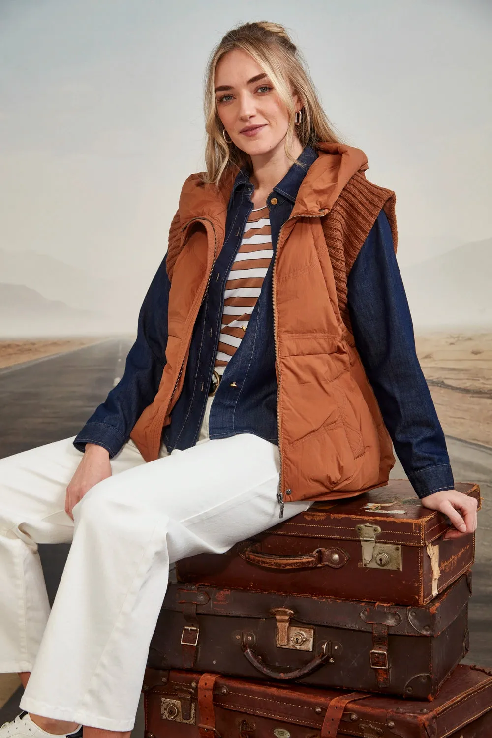 VERGE | CHAKA VEST - NUTMEG