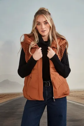 VERGE | CHAKA VEST - NUTMEG