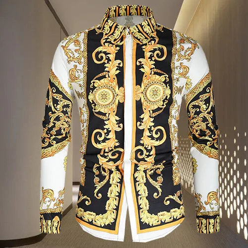 Vibrant Print Long Sleeve Shirt