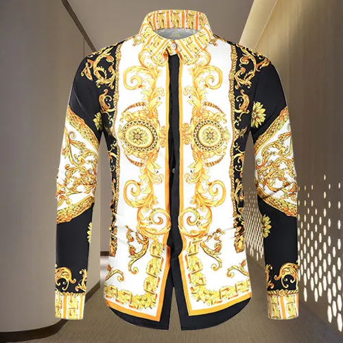 Vibrant Print Long Sleeve Shirt