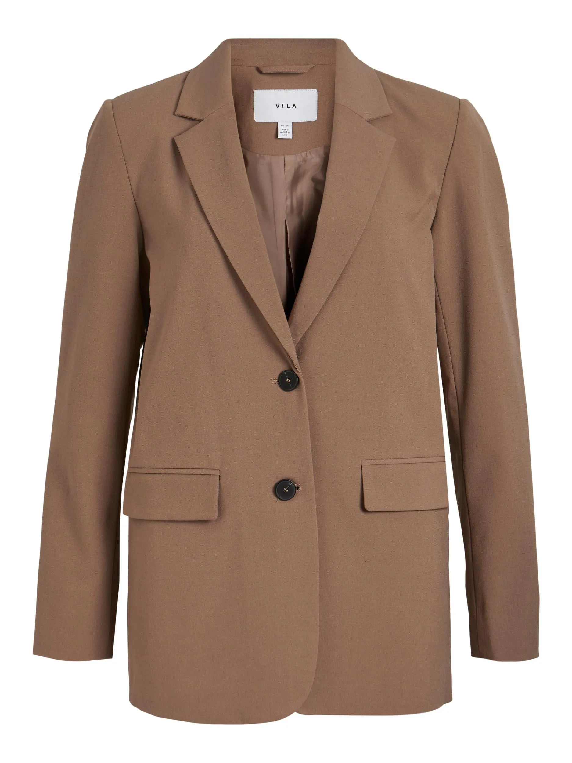 VICA LOOSE BLAZER (FOSSIL)
