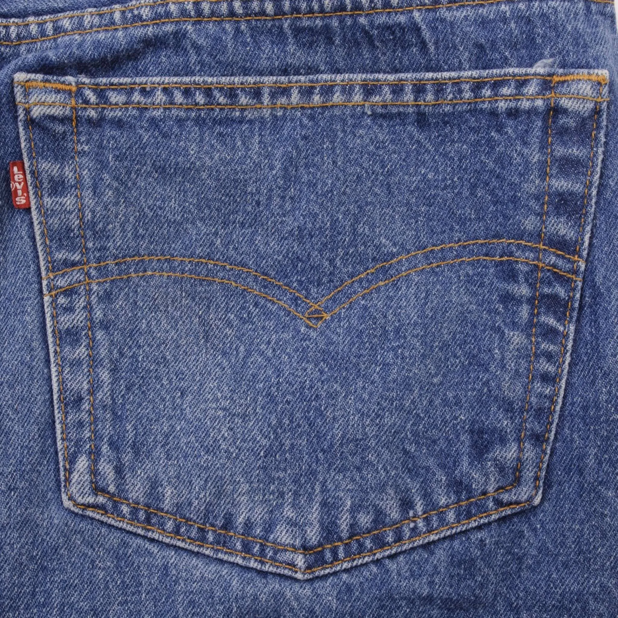 VINTAGE LEVIS 501 JEANS INDIGO 1980S SIZE W37 L32 MADE IN USA