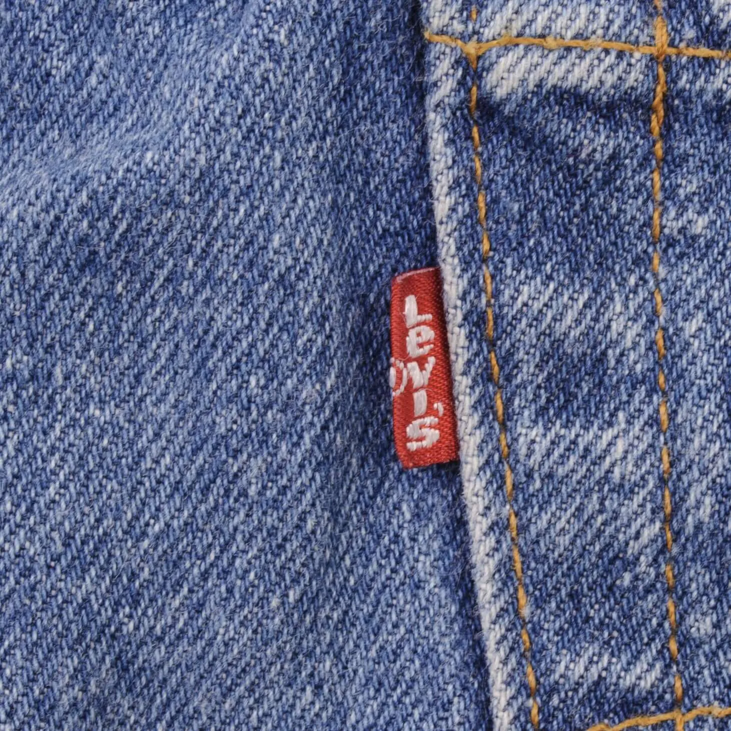 VINTAGE LEVIS 501 JEANS INDIGO 1980S SIZE W37 L32 MADE IN USA