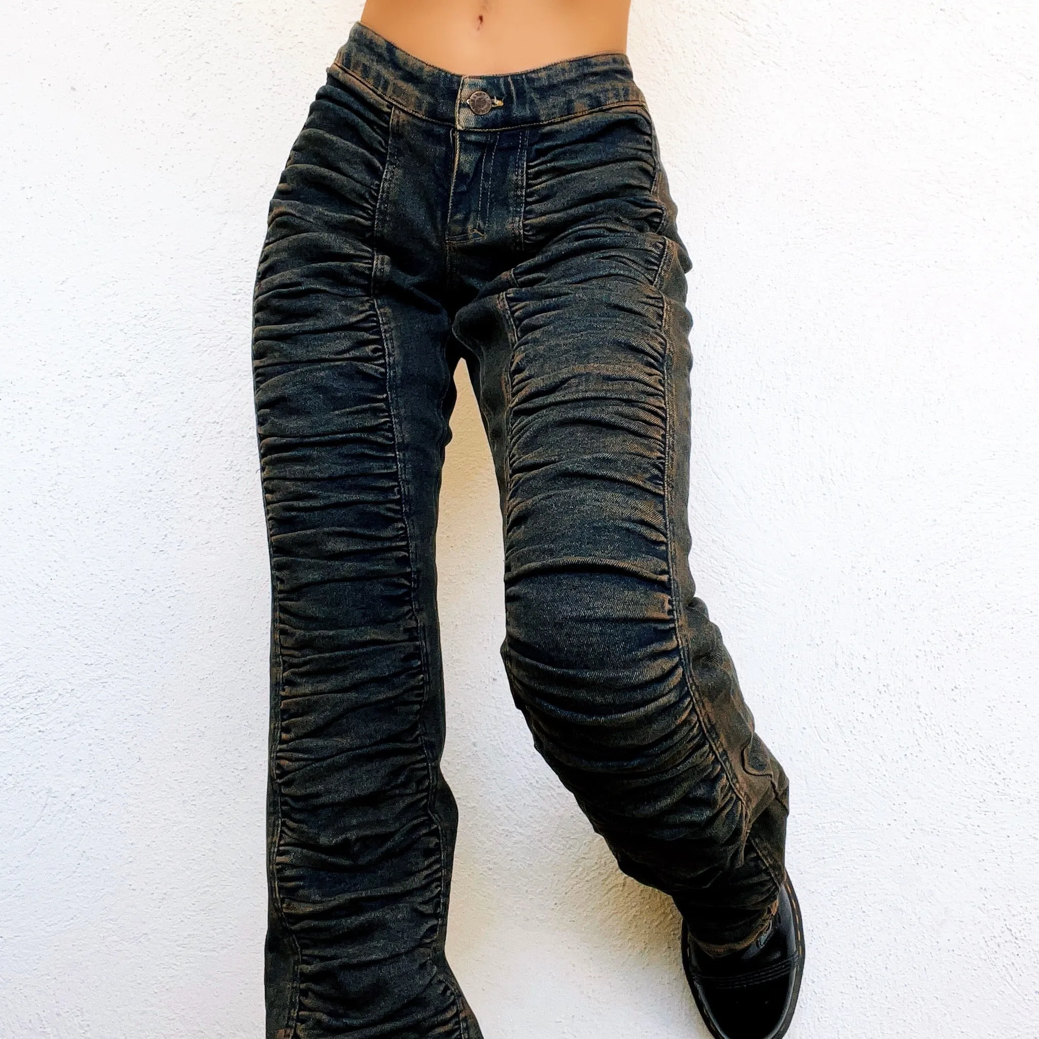 Vintage Ruched Jeans