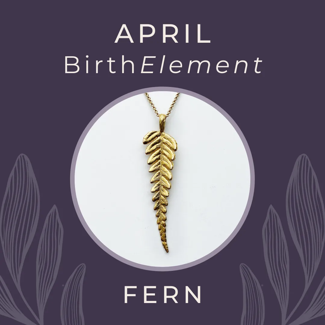 Whispering Forest Fern Leaf Necklace