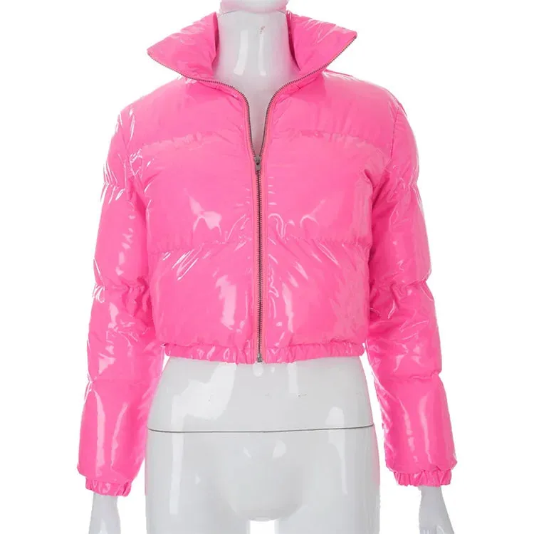 Winter Plush Jacket  
Down Jacket 
Short Pho Fur Coat  
Thick Zipper Bubble Coat Jacket