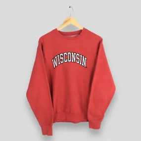 Wisconsin State Usa Red Sweater XSmall