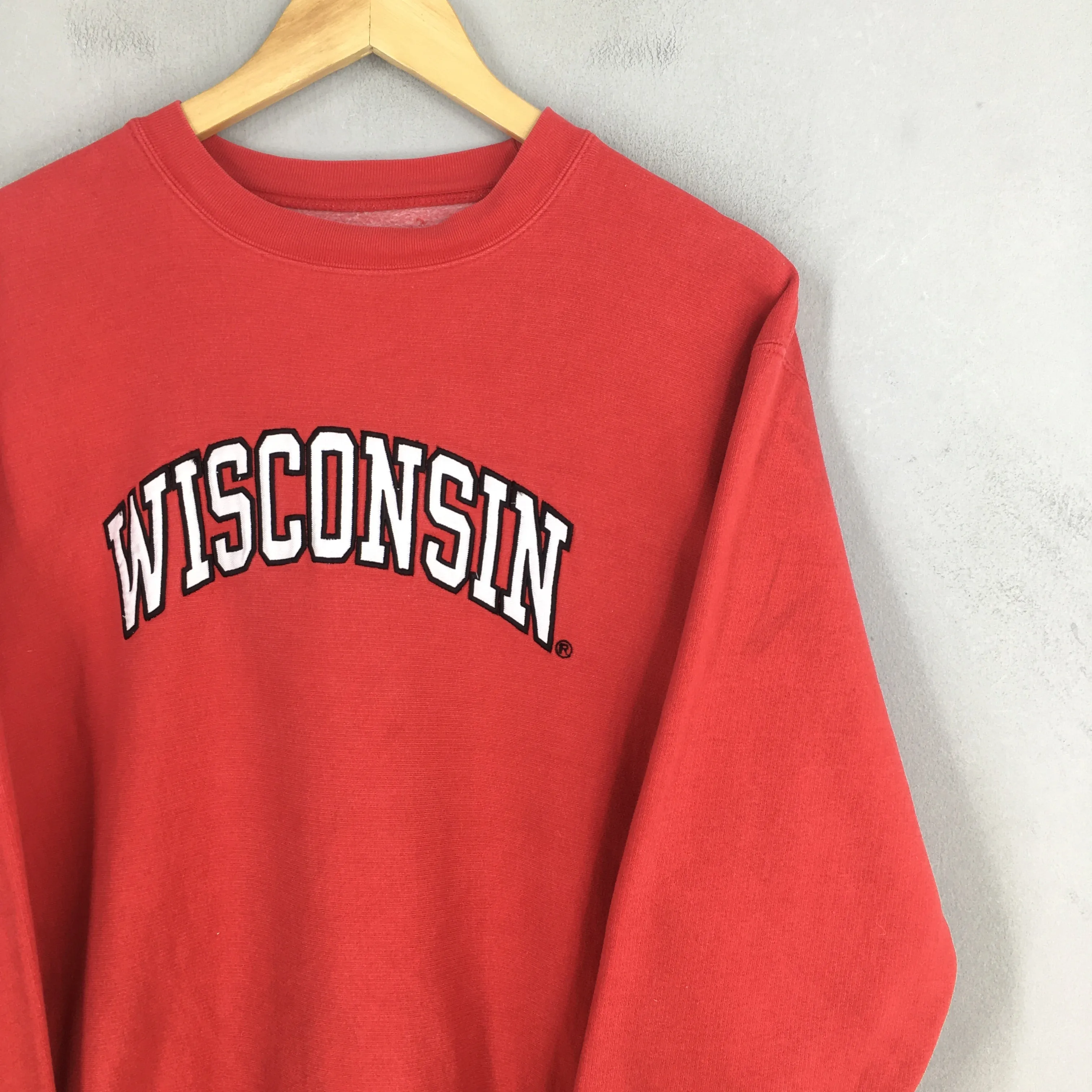 Wisconsin State Usa Red Sweater XSmall