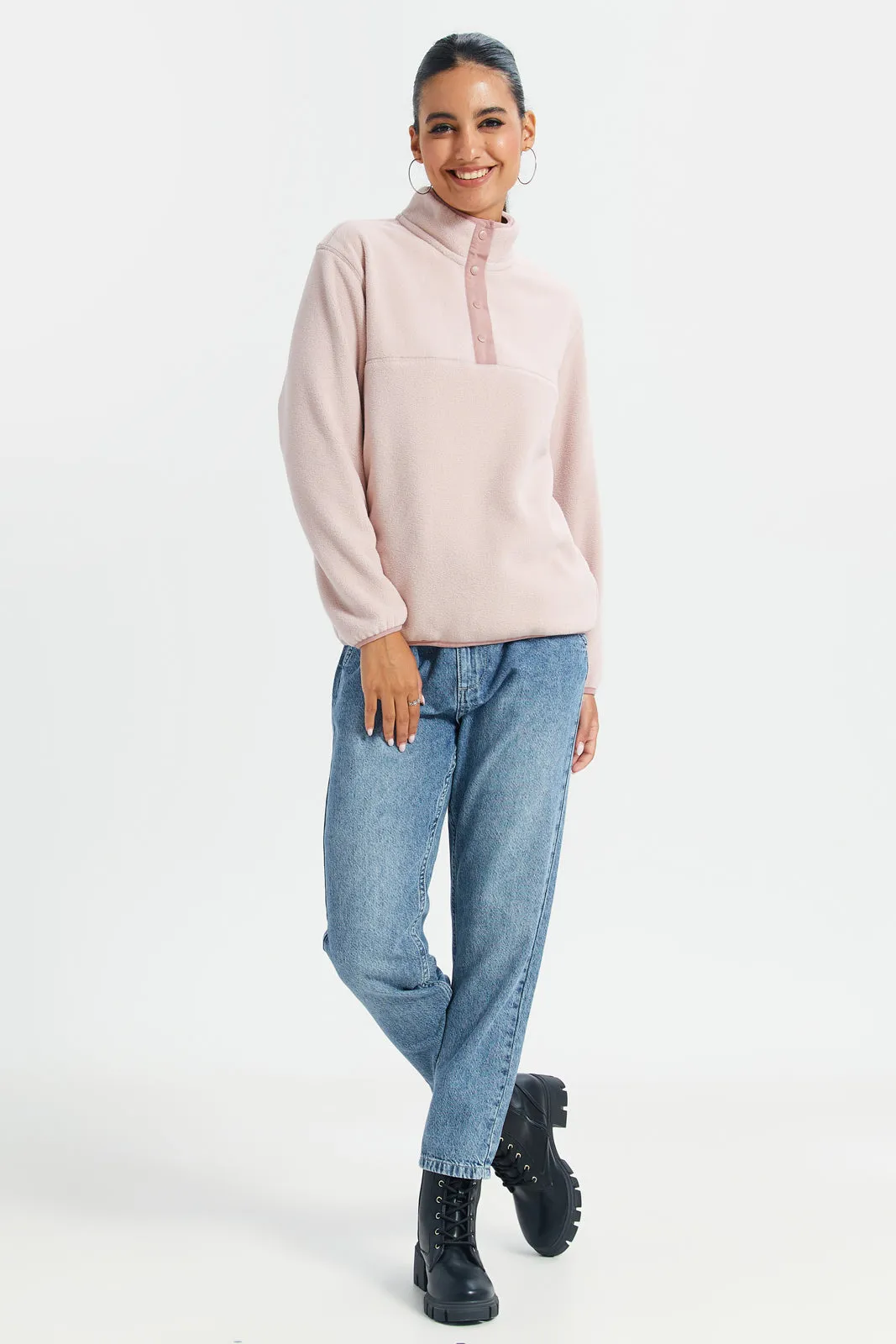 Women Blue Belted Jeans