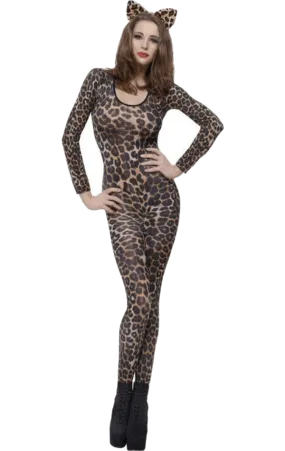 Womens Leopard Bodysuit