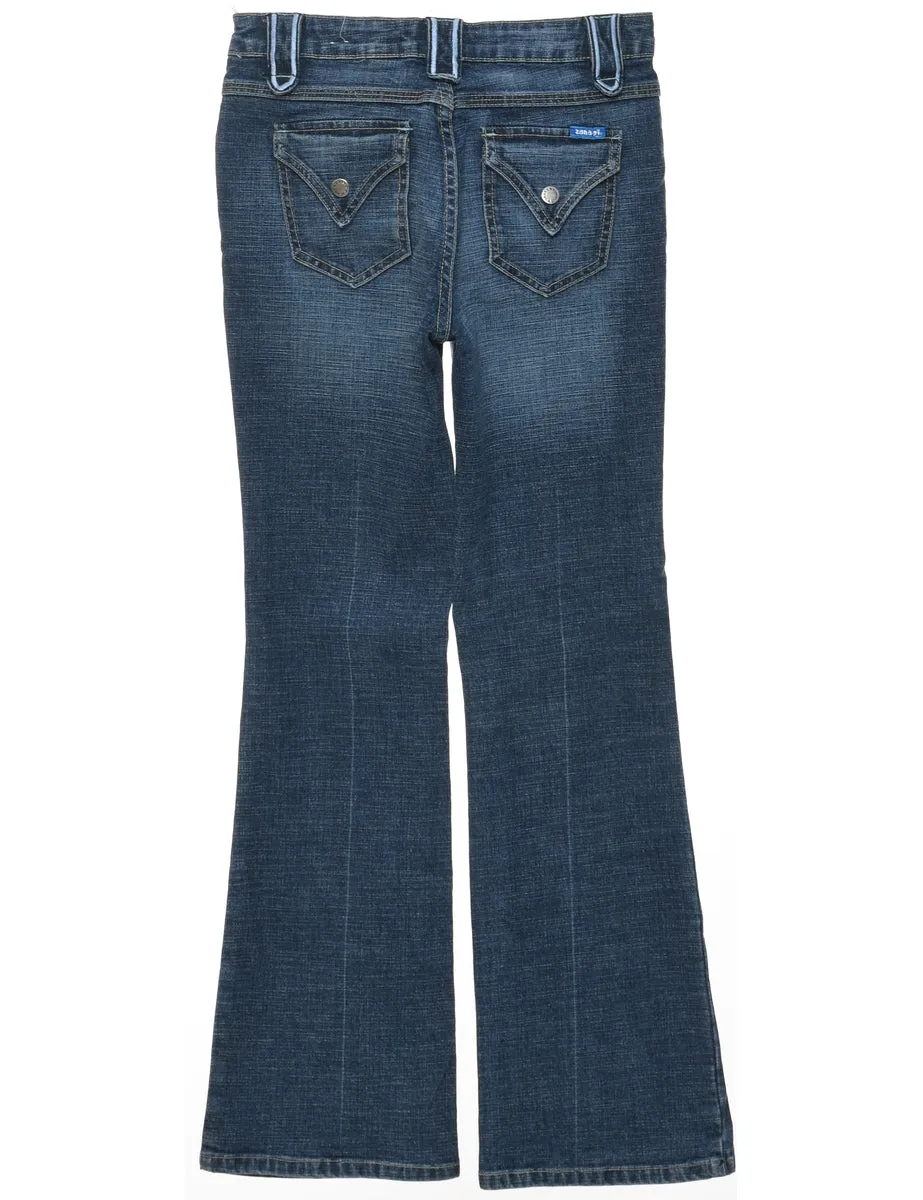 Y2K Low Rise Flared Jeans - W27 L29