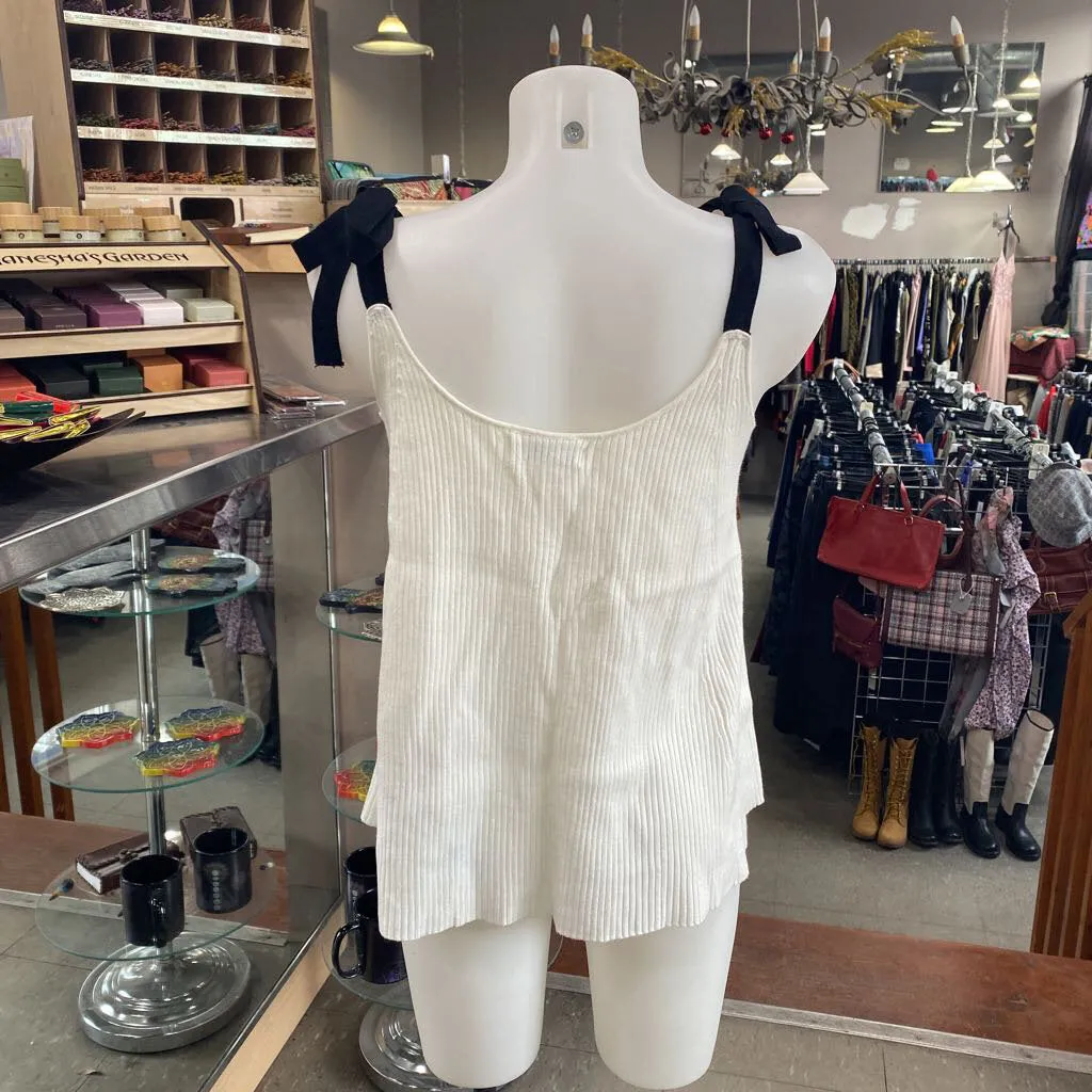 Zara knit ribbed tank S